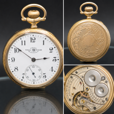 Antique Ball Watch Co. Waltham Pocket Watch c.1901 | 16 Size, 17 Jewel