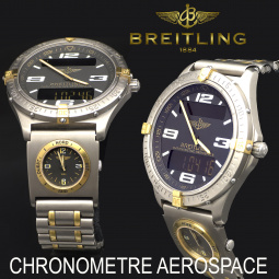 Breitling Aerospace Chronometer Wristwatch Ref F75362 | Rare UTC Bracelet Module