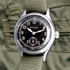 Vietnam Era Bulova Military Wristwatch Circa 1969 | Caliber 10AK NATO Strap