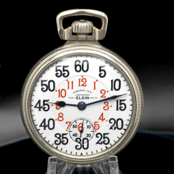 BW Raymond Railroad Pocket Watch with Ferguson Dial | 19J, 16S, CA1912