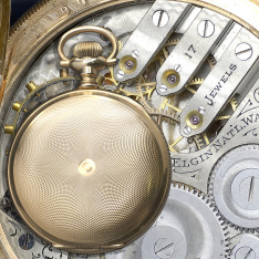 14K Elgin Pocket Watch Circa 1911 with 3 Finger Bridge Movement