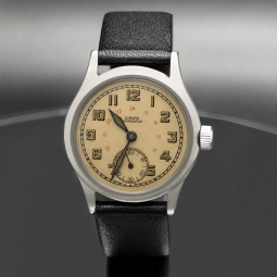 Vintage Girard-Perregaux Military Wristwatch c.1940s | 24-Hour Dial | 17 Jewel | Swiss