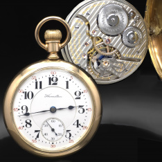 Hamilton 992 Railroad Pocket Watch – 21 Jewel Lever Set – Circa 1920 – 16 Size