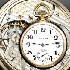 Hamilton Grade 992 Railroad Pocket Watch – 21 Jewel Lever Set | Yellow Gold Filled | Circa 1923