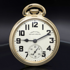 Hamilton 992B Railroad Pocket Watch c.1951 | 21 Jewel Lever Set