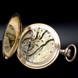 Antique Hampden Pocket Watch c.1904 | 21 Jewel | Rose Gold-Filled Hunter Case