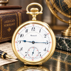 23 Jewel Howard Series 0 Pocket Watch c.1911 | 16 Size | Gold Filled