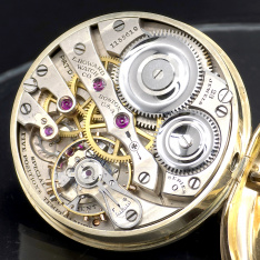 Triple Signed Howard Series O Railroad Pocket Watch c.1913 | 23 Jewel, 16 Size