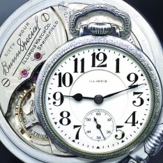 Illinois Bunn Special Railroad Pocket Watch 1929 | 21 Jewel 60-Hour | 16 Size Lever Set