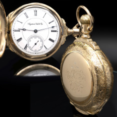 Keystone Watch Co. 18 Size Box Hinge Hunter Pocket Watch c.1886 | Gold Filled