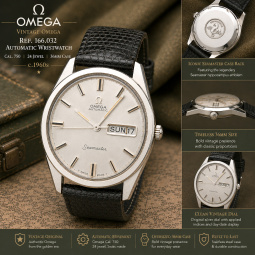 Vintage Omega Ref. 166.032 Wristwatch c.1960s | Oversized 36mm | Cal. 750 Automatic | 24 Jewel