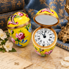 18K Gold & Enamel Nuremberg Egg Form Watch by John Paulet c.1728 | Verge Fusee
