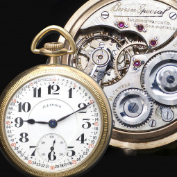 Illinois Bunn Special Railroad Pocket Watch c.1919 | Montgomery Dial, 21J, 16S