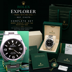 Rolex Explorer 214270 MK2 Dial | Complete Set with Box & Papers