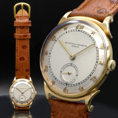 Rare 14K Rose Gold Star Dial Vacheron Constantin Wristwatch Ref. 45812B | Vintage 1940s