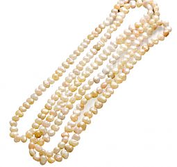 COLORFUL BAROQUE FRESH WATER PEARL NECKLACE 47" LONG