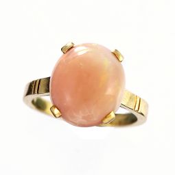 Opal Ring | 14K Yellow Gold Opal Ring