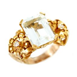 Aquamarine Diamond Flower Ring | Aquamarine Jewelry