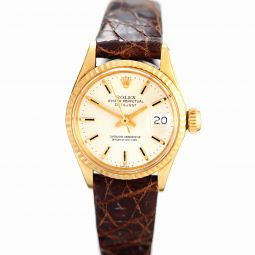 Womens Rolex President Wrist Watch | 18K Gold 29 Jewel Automatic Wind Rolex Watch