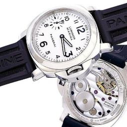 Panerai Luminor Marina PAM 113 Swiss Watch with Display Back