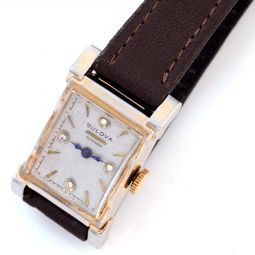 BULOVA WATCH CA1945 | 15 JEWEL MANUAL WIND GOLD PLATE SCALLOPED CASE