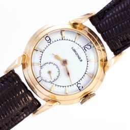 14K GOLD LONGINES DRESS WATCH CA1947 | 17 JEWEL MANUAL