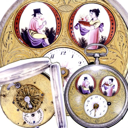 old pocket watch face