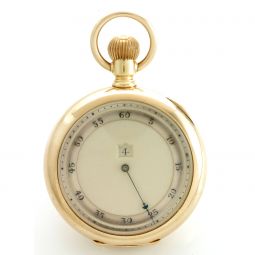 14K Howard Tourbillion 18-Size N-Series Pocket Watch-SOLD