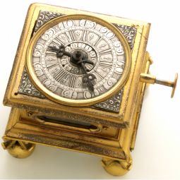 Rare Quarter Hour Bell Repeater Alarm Miniature Table Clock