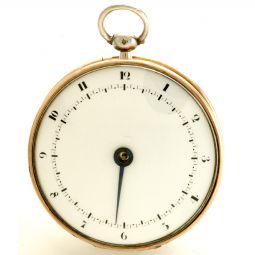 Rare Breguet Student Souscription Silver & Gold Pocket Watch