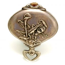 Exciting Art Nouveau Silver Sector Pocket Watch of Exceptional Condition - SOLD